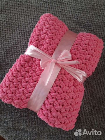 Плед детский плюшевый