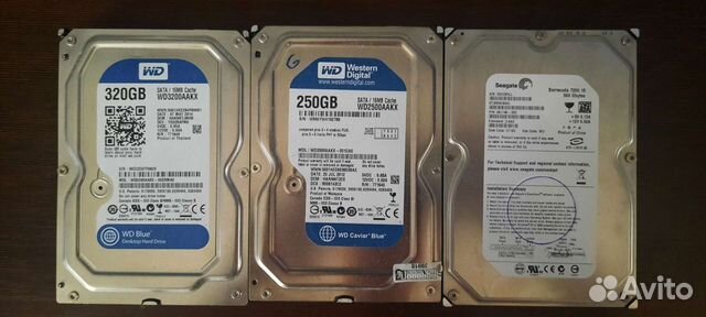 Жесткий диск WD Seagate 500 320 250GB