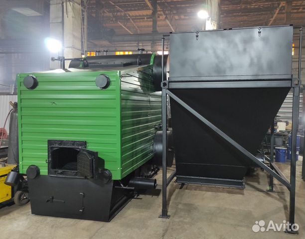 Котёл паровой для работы на лузге (шелухе)