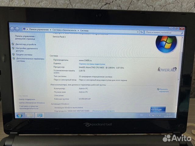 Нетбук Packard Bell Dot S