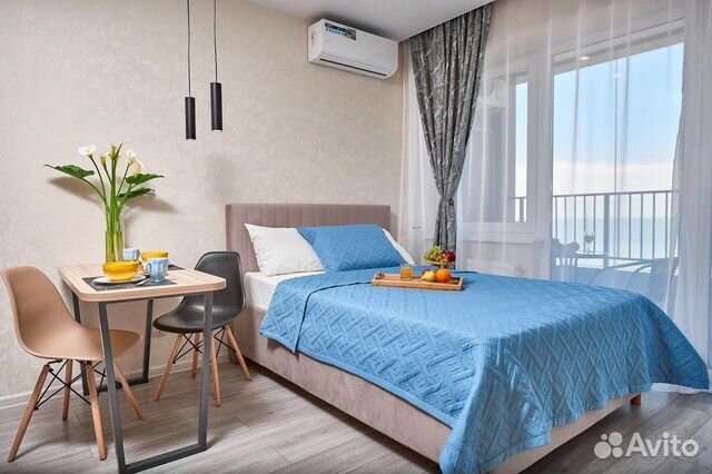 

Квартира-студия, 32 м², 2 кровати