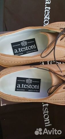 Ботинки мужские A. Testoni размер 40,5