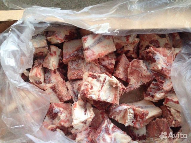 Кости и обрезь говяжья