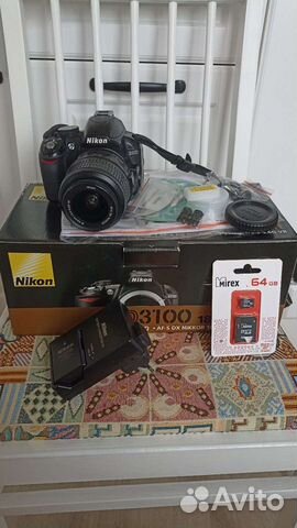 Зеркальный фотоаппарат nikon d3100