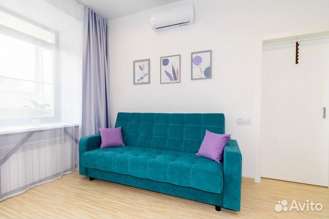 

1-к. квартира, 37 м², 2 кровати