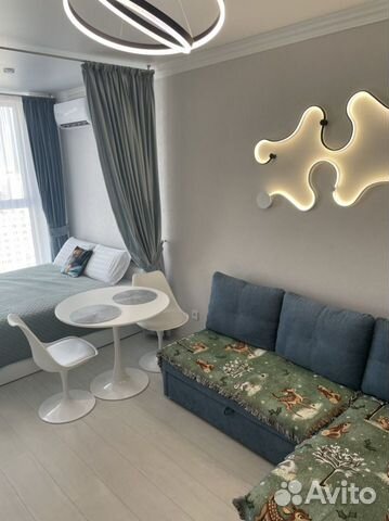 

Квартира-студия, 29 м², 2 кровати