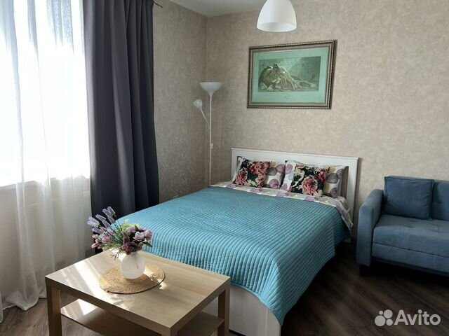 

Квартира-студия, 30 м², 2 кровати