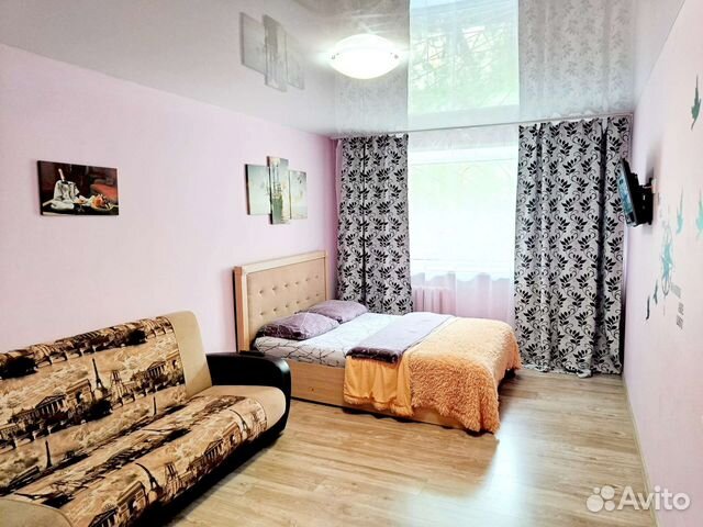 

1-к. квартира, 34 м², 2 кровати