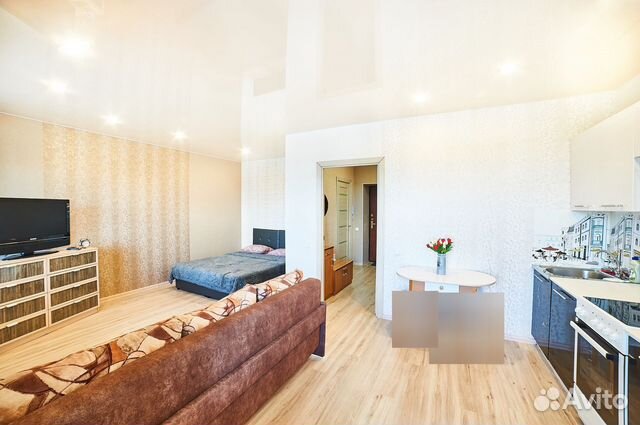 

Квартира-студия, 40 м², 2 кровати
