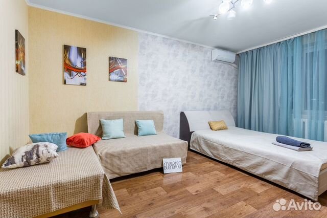 

1-к. квартира, 43 м², 3 кровати