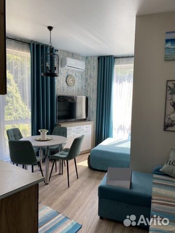 

Квартира-студия, 24 м², 2 кровати