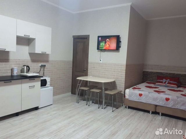 

Квартира-студия, 30 м², 4 кровати