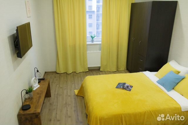

1-к. квартира, 39 м², 2 кровати