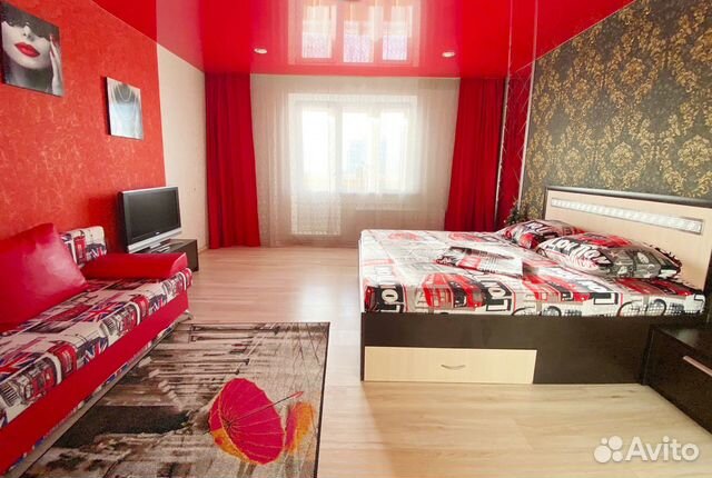

1-к. квартира, 42 м², 2 кровати
