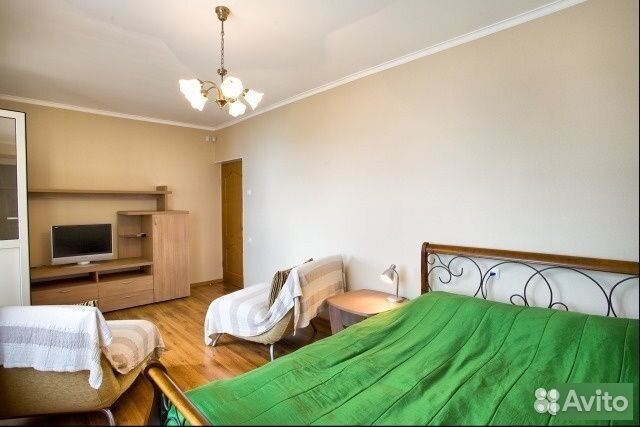 

1-к. квартира, 42 м², 3 кровати