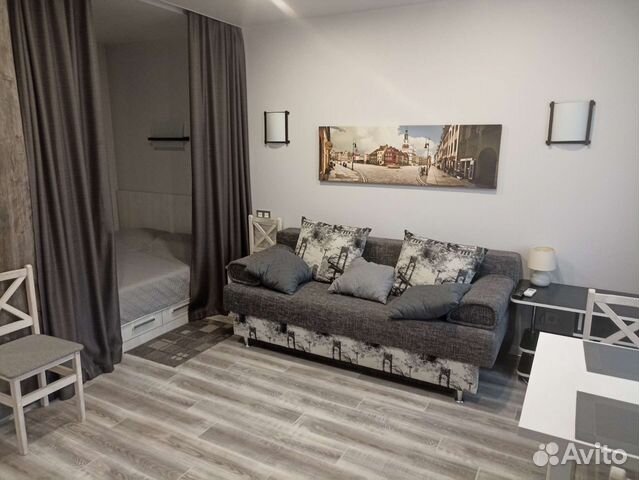 

Квартира-студия, 33 м², 2 кровати