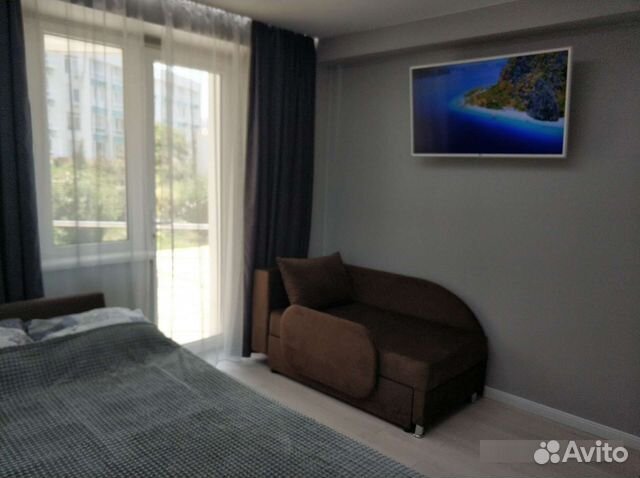 

Квартира-студия, 27 м², 2 кровати