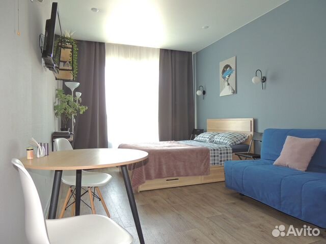 

Квартира-студия, 27 м², 2 кровати