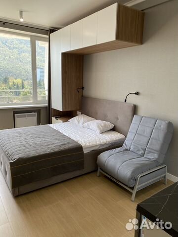 

Квартира-студия, 25 м², 2 кровати