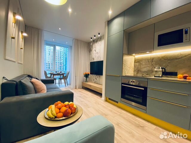 

1-к. квартира, 46 м², 3 кровати