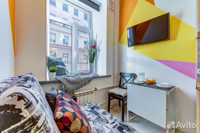 

Квартира-студия, 14 м², 2 кровати