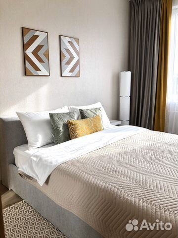

1-к. квартира, 40 м², 2 кровати