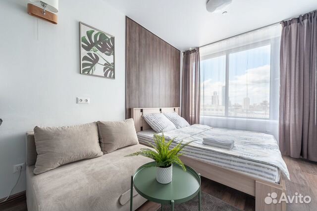 

Квартира-студия, 24 м², 2 кровати