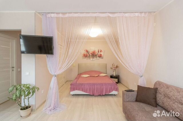 

Квартира-студия, 38 м², 2 кровати