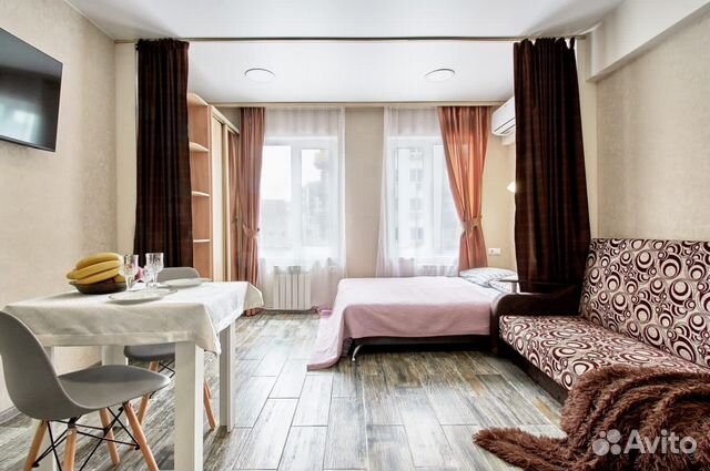 

Квартира-студия, 30 м², 2 кровати
