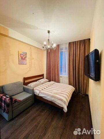 

1-к. квартира, 25 м², 2 кровати
