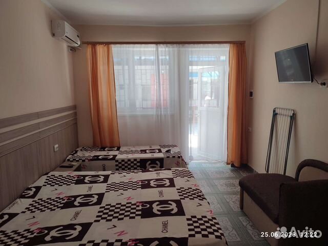 

Квартира-студия, 27 м², 3 кровати