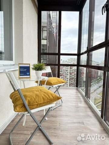 

Квартира-студия, 35 м², 2 кровати