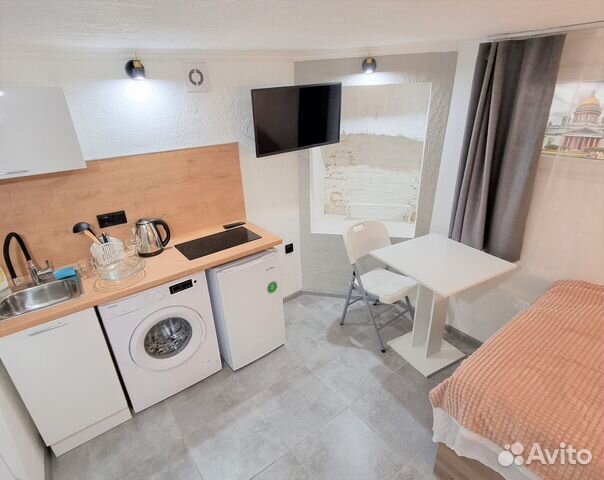 

Квартира-студия, 10 м², 1 кровать