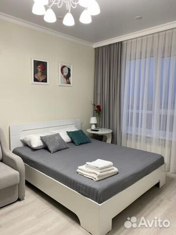 

1-к. квартира, 33,5 м², 2 кровати