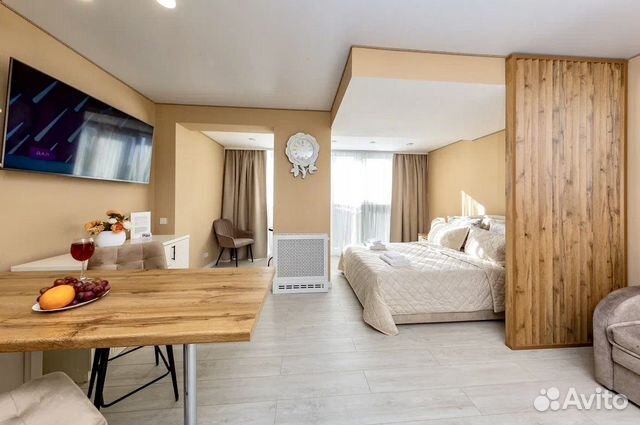 

Квартира-студия, 42 м², 2 кровати