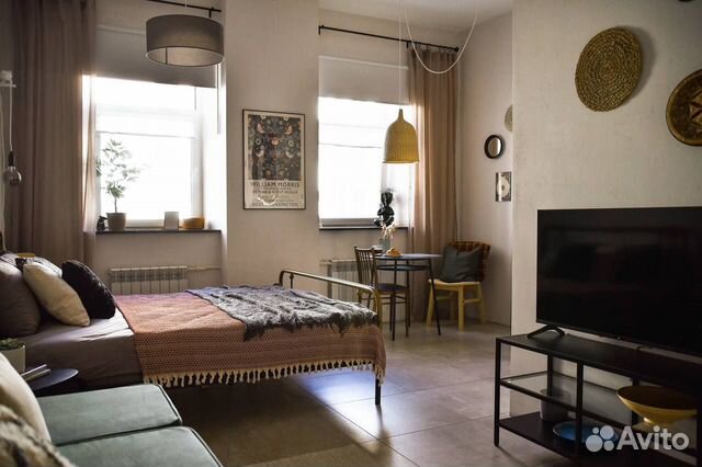 

Квартира-студия, 37 м², 2 кровати