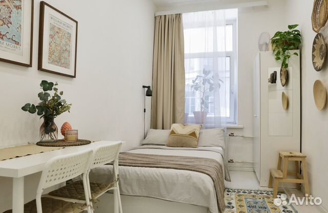 

Квартира-студия, 15 м², 1 кровать