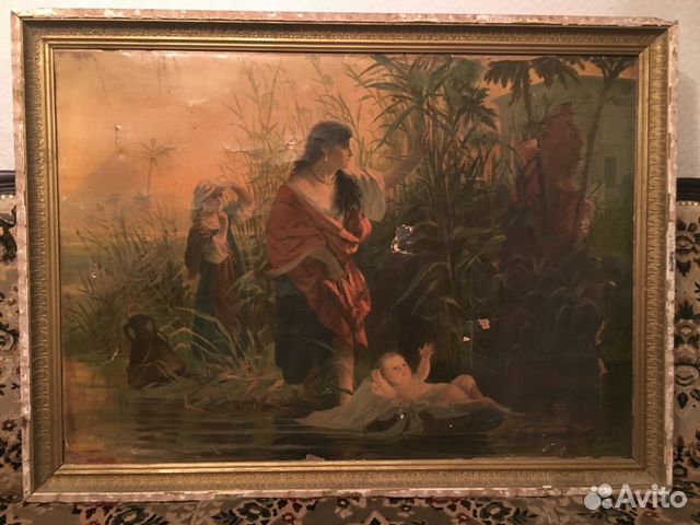 Картина в раме 1876г