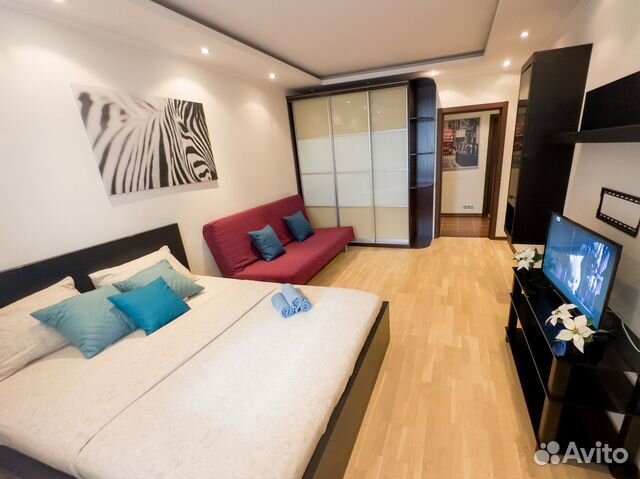 

1-к. квартира, 49 м², 2 кровати