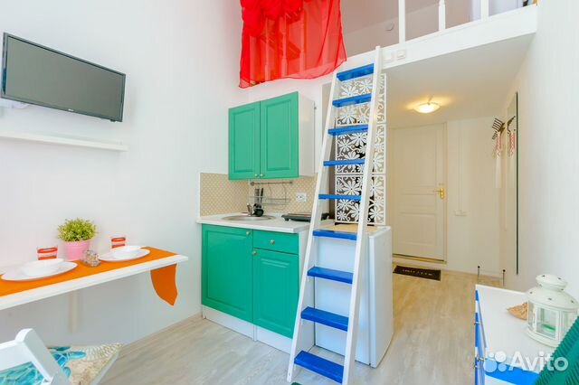

Квартира-студия, 14 м², 1 кровать