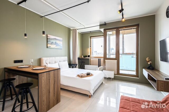 

Квартира-студия, 33 м², 2 кровати