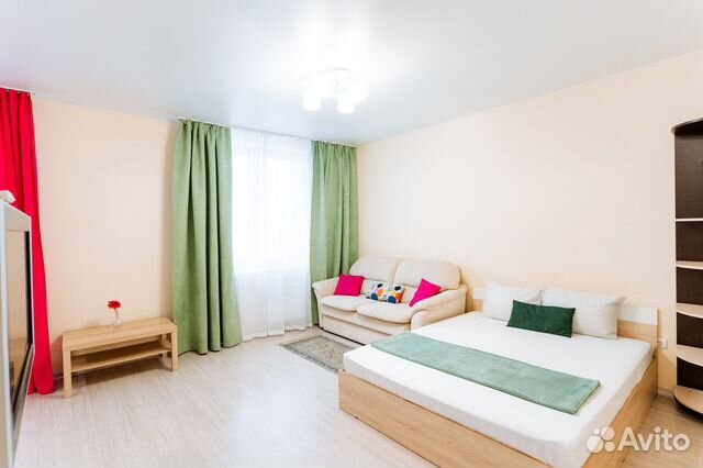 

Квартира-студия, 45 м², 2 кровати