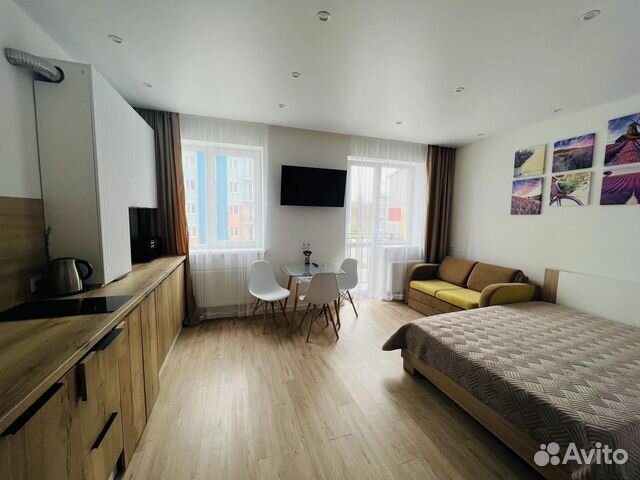 

Квартира-студия, 24 м², 2 кровати