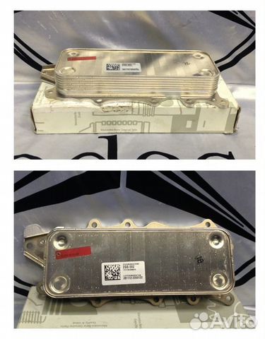 Радиатор масляный Mercedes 642 мотор