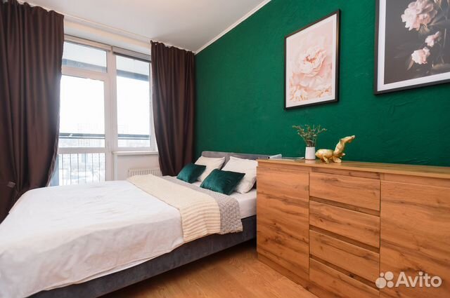 

1-к. квартира, 40 м², 2 кровати