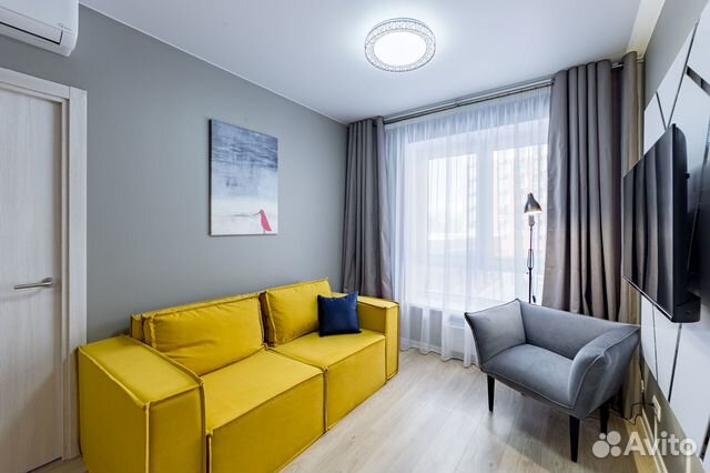 

1-к. квартира, 34 м², 2 кровати