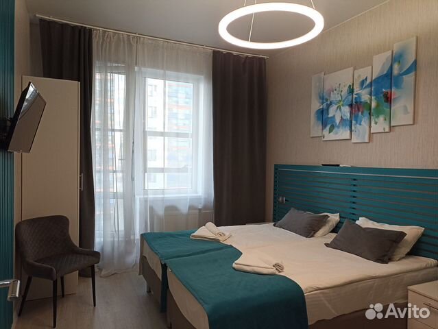 

Квартира-студия, 25 м², 2 кровати