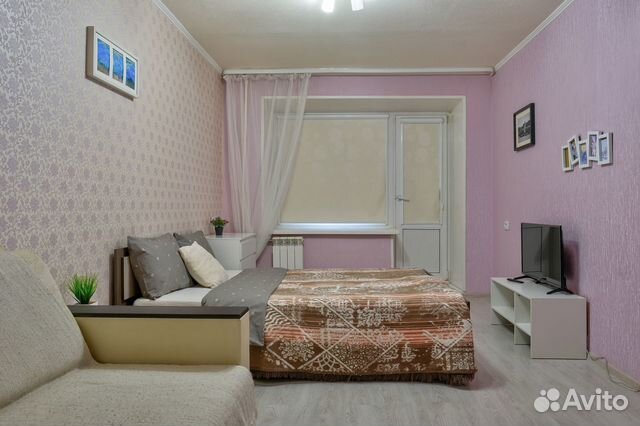 

1-к. квартира, 34 м², 2 кровати