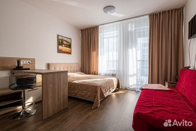 

Квартира-студия, 26 м², 2 кровати