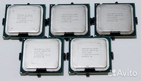 Процессоры Intel 775 на 1-2-4 ядра